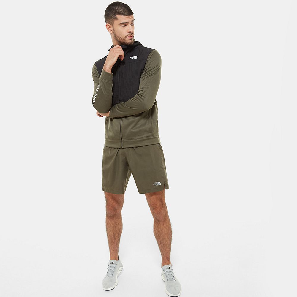 The North Face Shorts Mens Australia - The North Face 24/7 Shorts Green Running & Training (CKE-1425